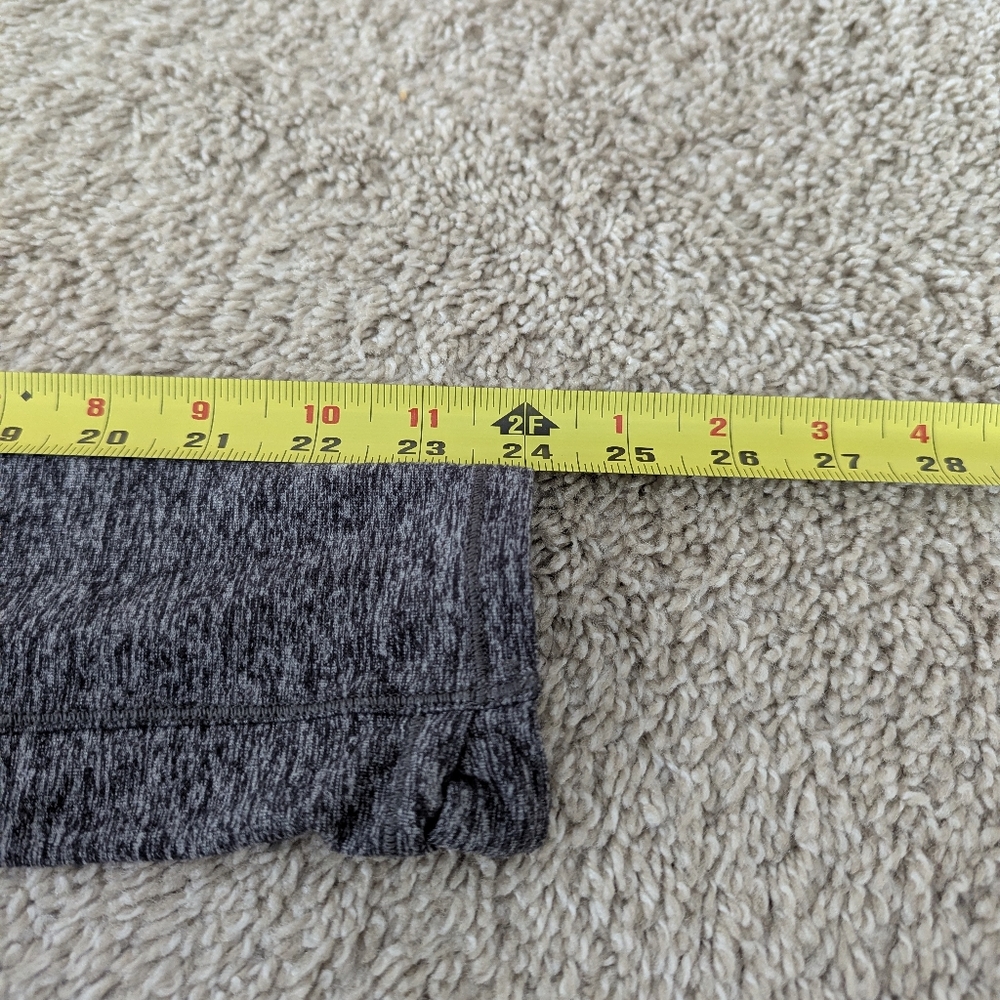 Lululemon On Repeat Rulu Hoodie Heathered Black Lightweight Soft Training - Picture 10 of 11